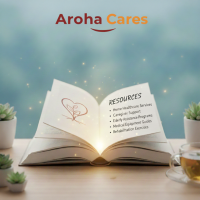 Nurse talking to a senior patient